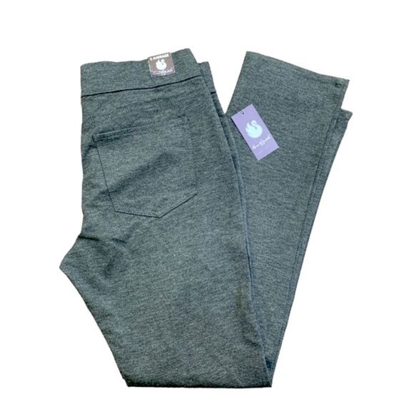 New!  Gloria Vanderbilt Pull on Slimming Pant Pants Grey Women Size Small - Picture 10 of 10